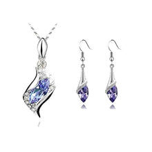 Load image into Gallery viewer, New Limited Wedding 2019 Wholesale Austrya Crystal Jewelry Sets
