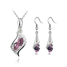 Load image into Gallery viewer, New Limited Wedding 2019 Wholesale Austrya Crystal Jewelry Sets