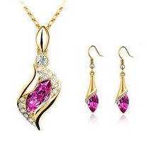 Load image into Gallery viewer, New Limited Wedding 2019 Wholesale Austrya Crystal Jewelry Sets