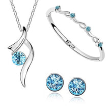Load image into Gallery viewer, New 2019 Fashion Austrian Crystal Jewelry Sets