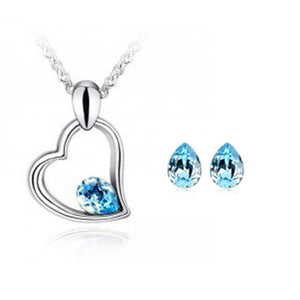 Nickel Free Green Alloy made Austrian crystal Fashion jewelry sets