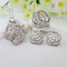 Load image into Gallery viewer, Jewelry Set Ring Necklace Earrings for Women