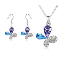 Load image into Gallery viewer, 2019 Hot Sale Butterfly Crystal Jewelry Set