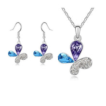 Load image into Gallery viewer, 2019 Hot Sale Butterfly Crystal Jewelry Set