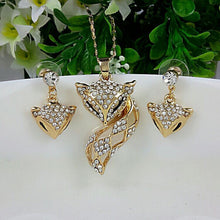Load image into Gallery viewer, Crystal Pendant Necklaces Earring Jewelry Sets Fashion