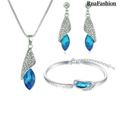 2019 Big Promotion Austrya Crystal Wedding Jewelry Sets