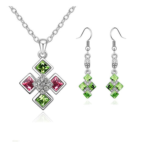Fashion Austrian Crystal Jewelry Set
